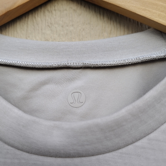 Lululemon Gridliner Fleece Crew Heathered Dove Grey Size Large - Picture 6 of 10